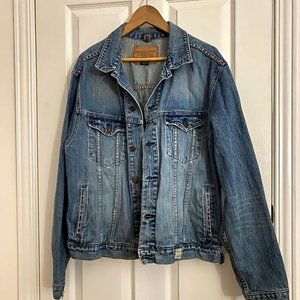 Abercrombie & Fitch Distressed Denim Jacket